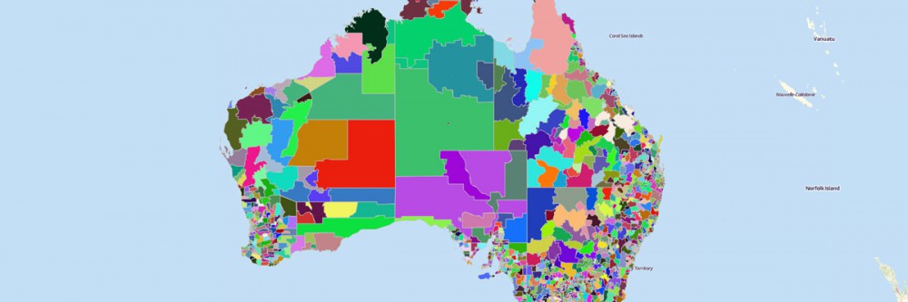Australia Postal Code Map