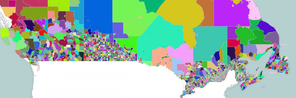 Canada Census Subdivisions Map - Mapline