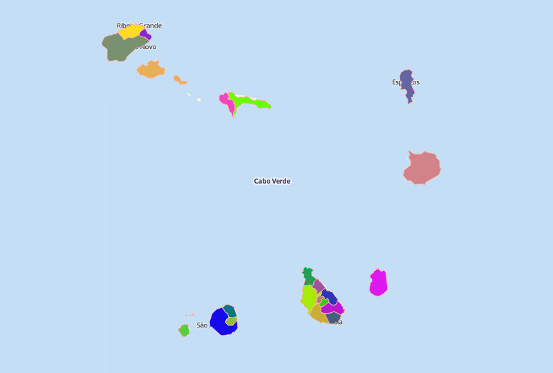 Use Mapline’s Territory Mapping Software to Create Cape Verde Map