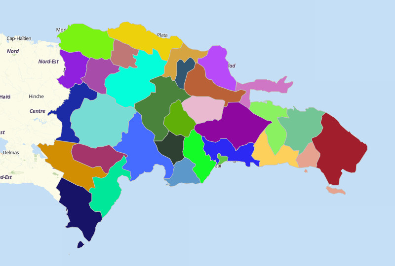 Analyze Dominican Republic Map Using Mapline's Territory Mapping Software