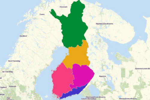 How many states are in finland, State boundaries of Finland