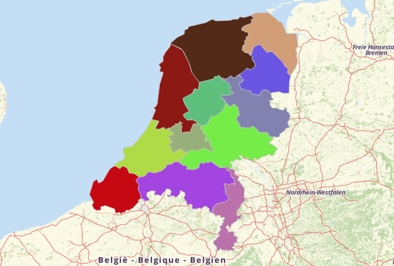 Use Mapline's Territory Mapping Software to Get The Most Out of The Netherlands Map
