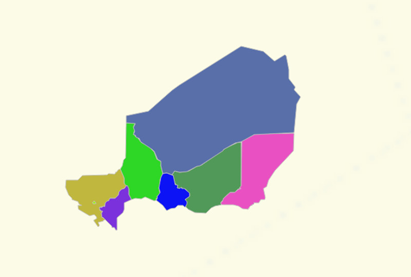 Create a Map of Niger Using Mapline's Territory Mapping Software