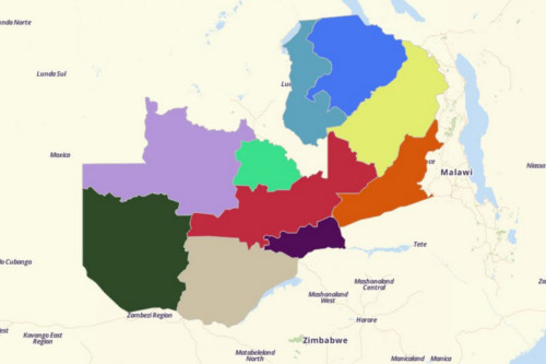 Create Zambia Map Using Mapline's Territory Mapping Software