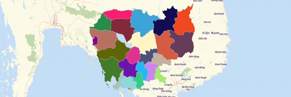 Province Map of Cambodia