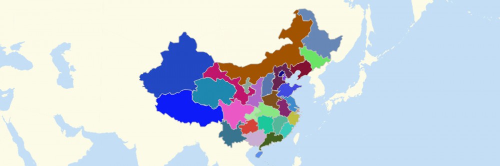 China Province Map