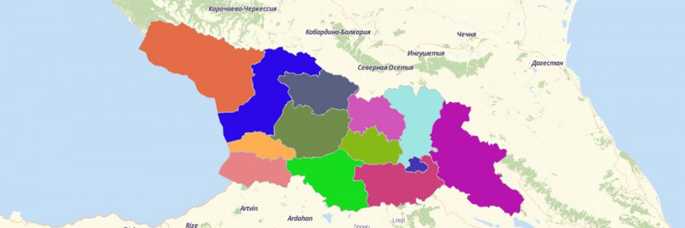 Mapping Georgia Regions