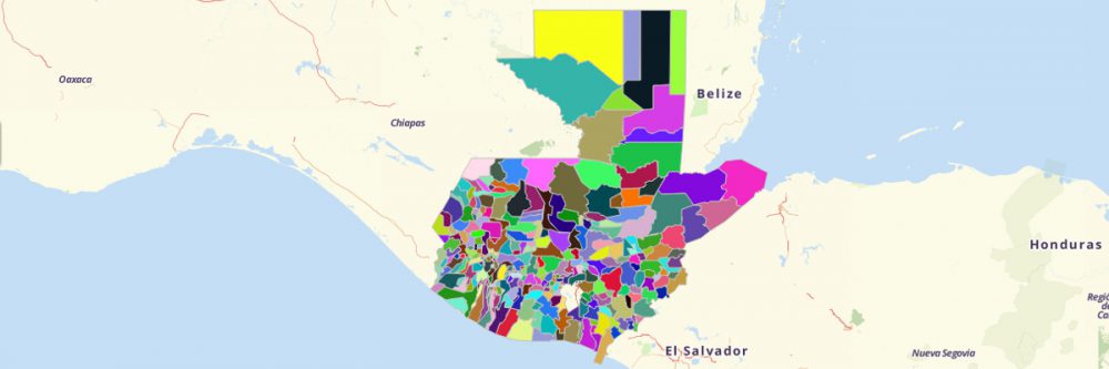 Map of Guatemala Municipalities