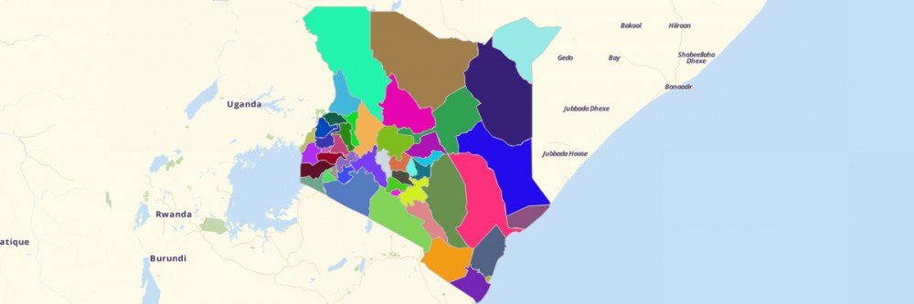 Create A County Map Of Kenya Build Data Visualization Maps