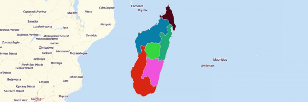 Map of Madagascar Provinces