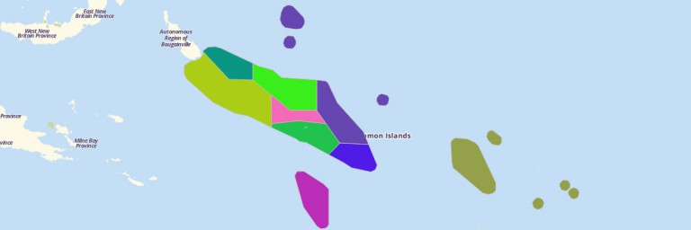 Map Of Solomon Islands Provinces