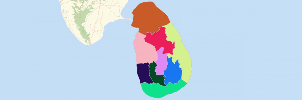 Map of Sri Lanka Provinces