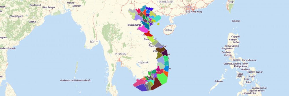 Map of Vietnam Provinces