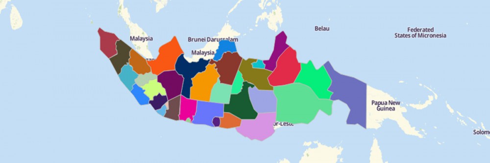 Provinces of Indonesia Map
