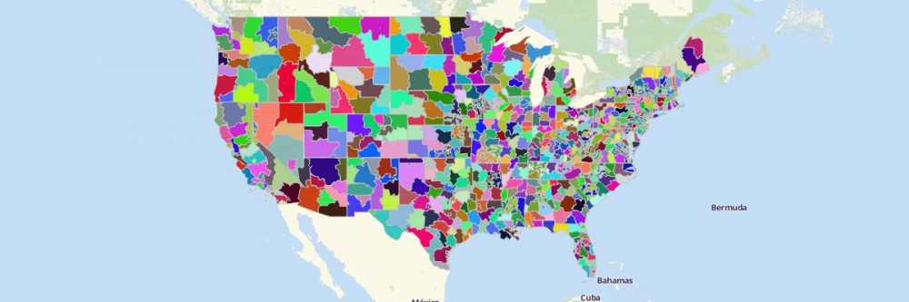 Zip Code To State Mapping Create A Map From Excel, Plot Boundary Locations On 3 Digit Zip Code Map