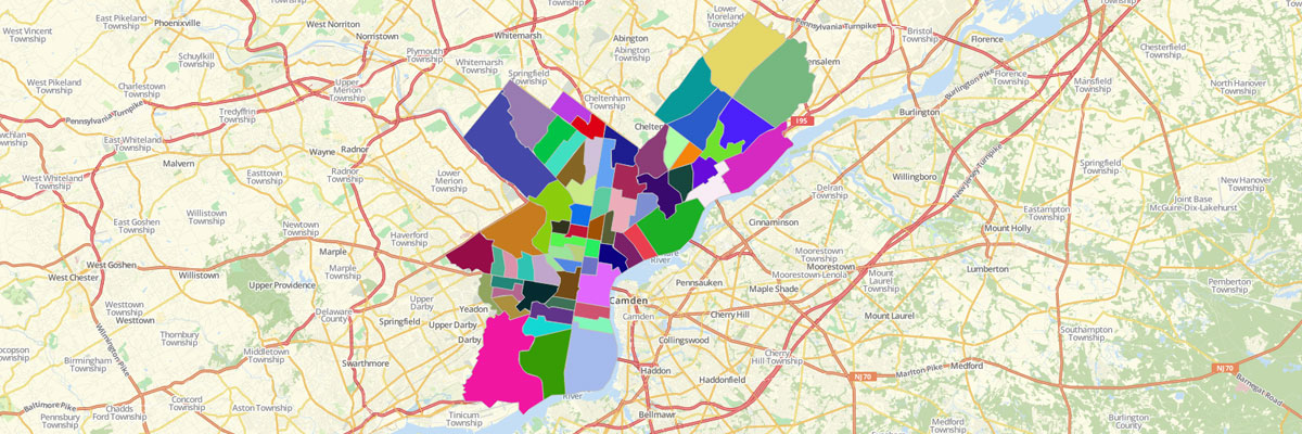 Philadelphia Ward Map - Mapline