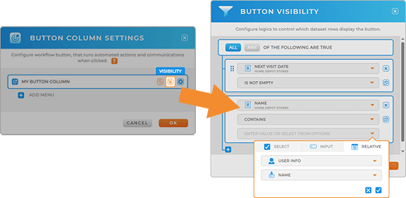 Workflow visibility can now be customized