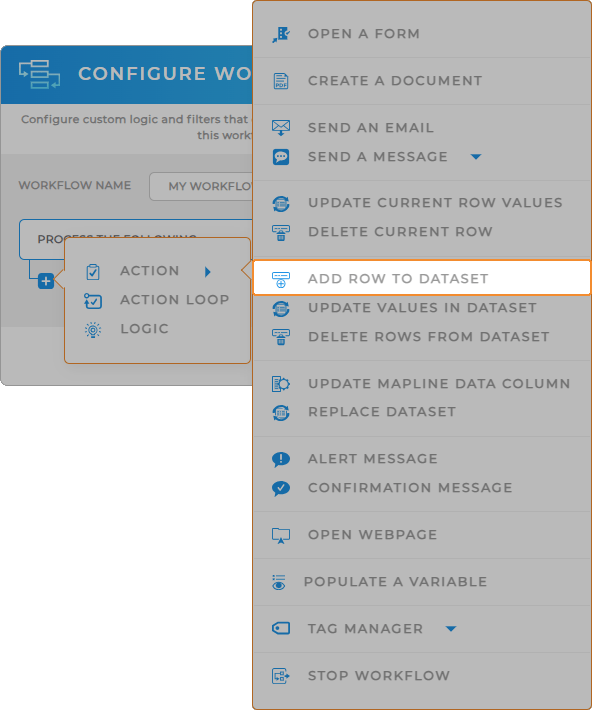 Add Row to Dataset