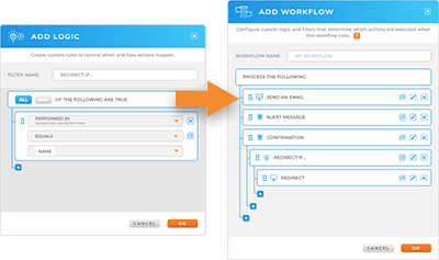 Apply workflow logic