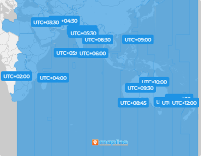 what time zones are there in the world