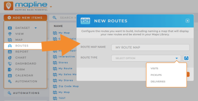 Create routes in seconds with Mapline