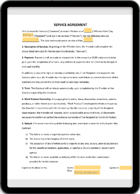 Document signing in Mapline